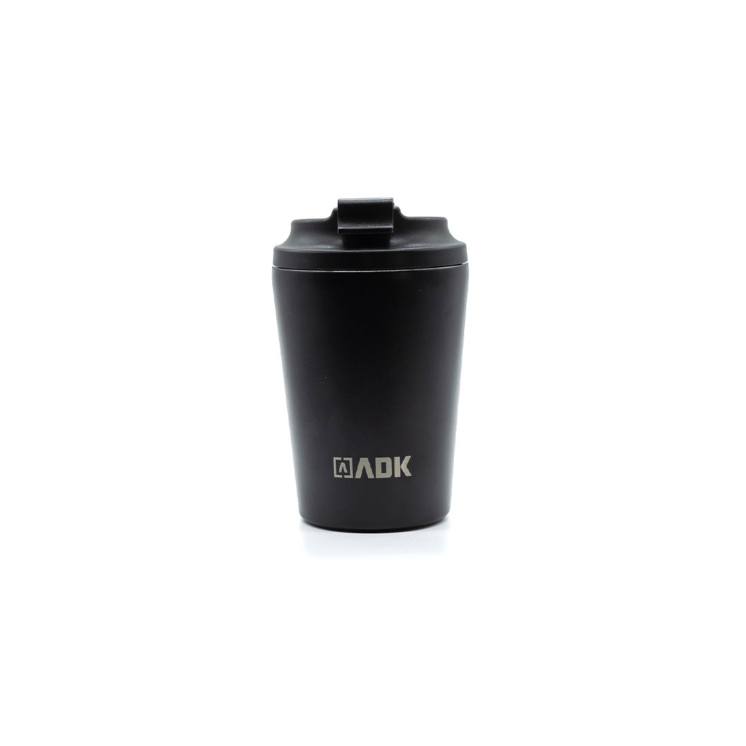 ADK MUG BLACK: Stainless Steel Double Insulated Cup 350ml